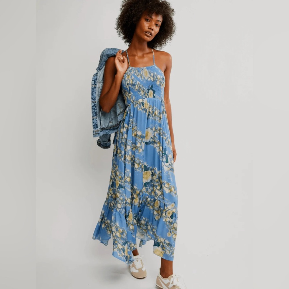 free people Heat Wave Printed Maxi Dress